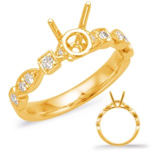 Yellow Gold Engagement Ring Yellow Gold Engagement Ring