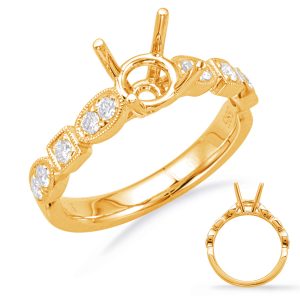 Yellow Gold Engagement Ring Yellow Gold Engagement Ring