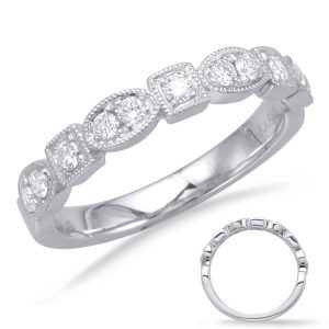 White Gold Matching Band White Gold Matching Band