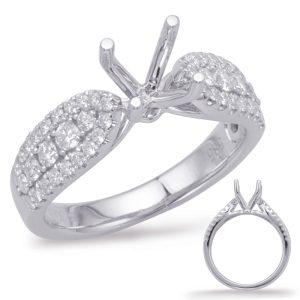 White Gold Engagement Ring White Gold Engagement Ring