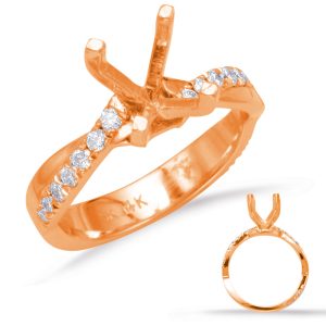 Rose Gold Engagement Ring Rose Gold Engagement Ring