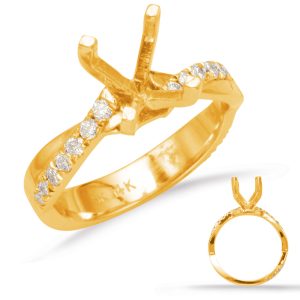Yellow Gold Engagement Ring Yellow Gold Engagement Ring