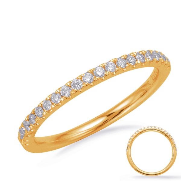 14KY Round Wedding Band