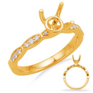 Yellow Gold Engagement Ring Yellow Gold Engagement Ring