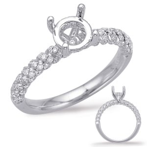 White Gold Engagement Ring White Gold Engagement Ring