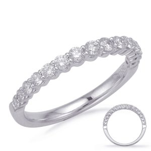 White Gold Matching Band White Gold Matching Band