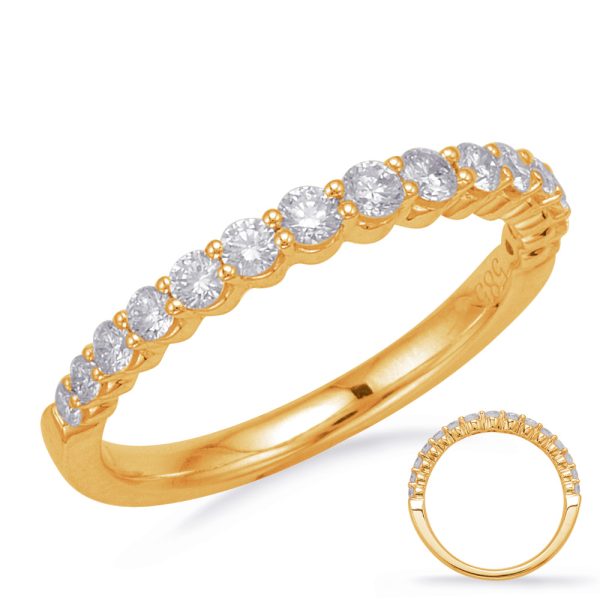 14KY Round Wedding Band