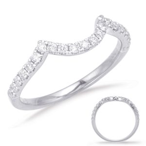 White Gold Matching Band White Gold Matching Band
