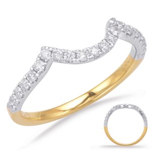 14KYW Round Wedding Band
