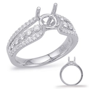 White Gold Engagement Ring White Gold Engagement Ring