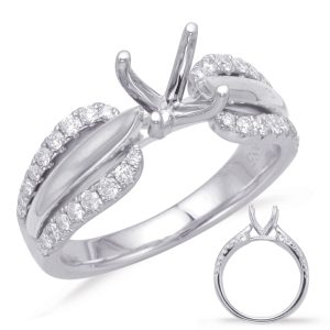 White Gold Engagement Ring White Gold Engagement Ring