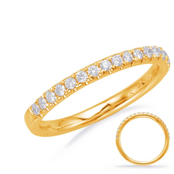 14KY Round Wedding Band