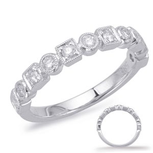 White Gold Matching Band