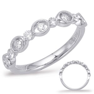 White Gold Matching Band