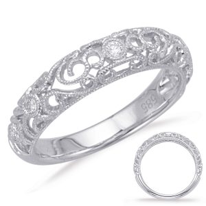 White Gold Matching Band