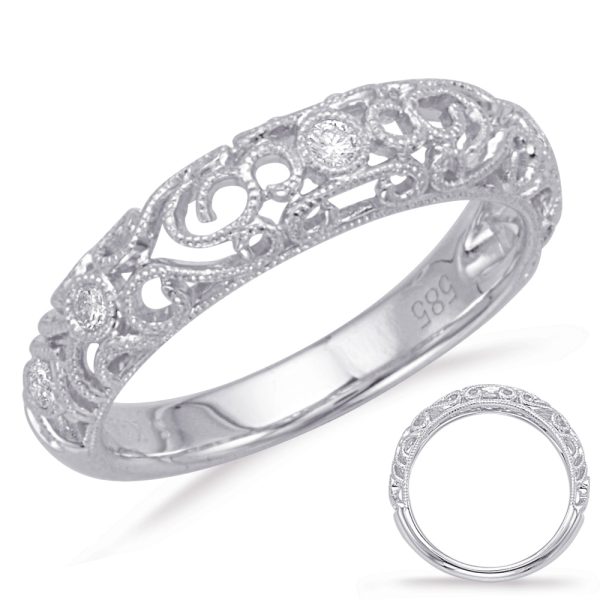 14KW Round Wedding Band