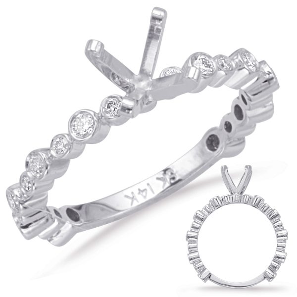 14KW Side Stone - Prong Set on Clearance