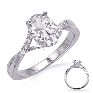 White Gold Engagement Ring White Gold Engagement Ring