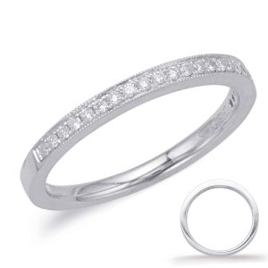 White Gold Matching Band White Gold Matching Band