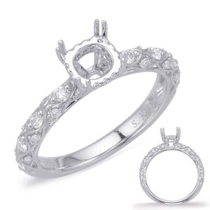 White Gold Engagement Ring White Gold Engagement Ring
