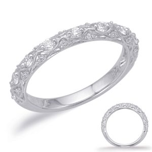 White Gold Matching Band White Gold Matching Band