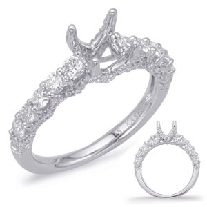 White Gold Engagement Ring White Gold Engagement Ring