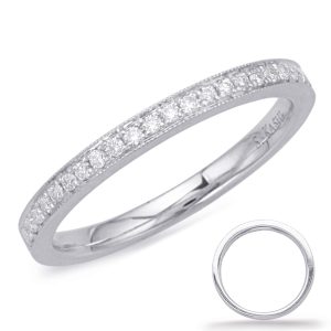 White Gold Matching Band White Gold Matching Band