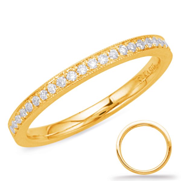 14KY Round Wedding Band