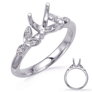 White Gold Engagement Ring White Gold Engagement Ring