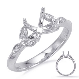 White Gold Engagement Ring White Gold Engagement Ring