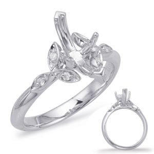 White Gold Engagement Ring White Gold Engagement Ring