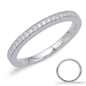 White Gold Matching Band White Gold Matching Band