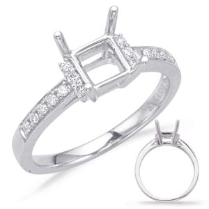 White Gold Engagement Ring White Gold Engagement Ring