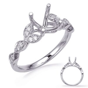 White Gold Engagement Ring White Gold Engagement Ring