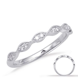 White Gold Matching Band White Gold Matching Band