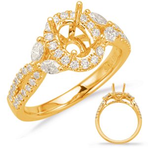 Marquise Diamond Engagement Ring
