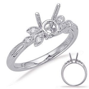 White Gold Engagement Ring White Gold Engagement Ring