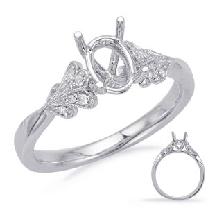 White Gold Engagement Ring White Gold Engagement Ring