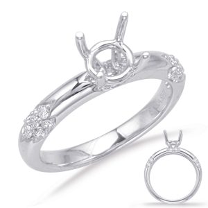White Gold Engagement Ring White Gold Engagement Ring