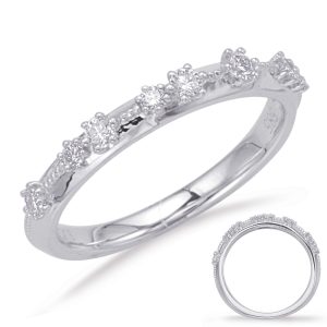 White Gold Matching Band