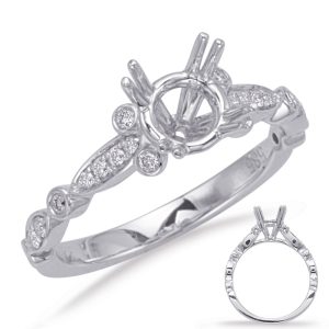 White Gold Engagement Ring White Gold Engagement Ring