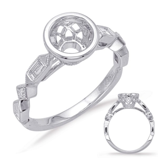 Baguette Diamond Engagement Ring