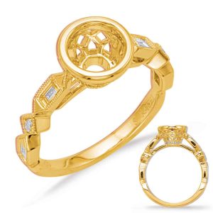 Yellow Gold Engagement Ring Yellow Gold Engagement Ring