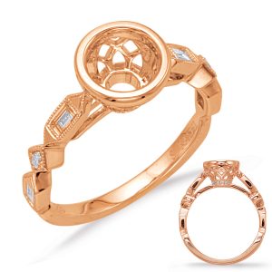 Rose Gold Engagement Ring Rose Gold Engagement Ring