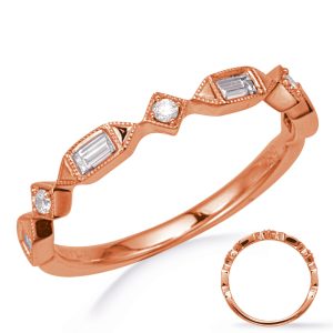 Rose Gold Diamond Wedding Band Rose Gold Diamond Wedding Band