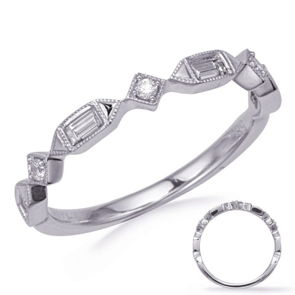 14KW Baguette Wedding Band