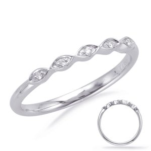 White Gold Matching Band White Gold Matching Band