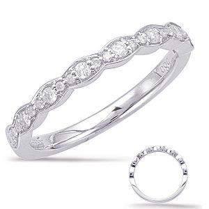 White Gold Matching Band White Gold Matching Band
