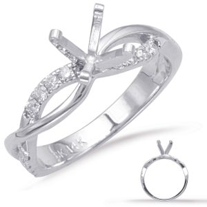 White Gold Engagement Ring White Gold Engagement Ring