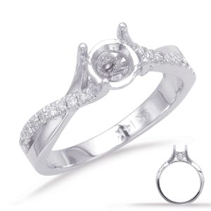 White Gold Engagement Ring White Gold Engagement Ring